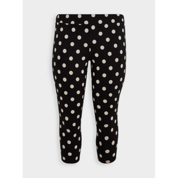torrid Pants - NWOT Torrid Premium Leggings Cropped Polka Dot in 3XL